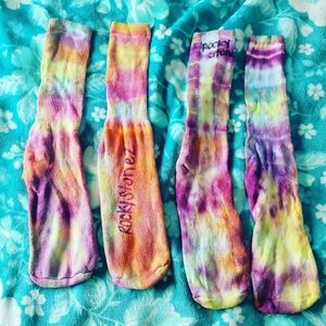 Tye dye socks! One of a kind!